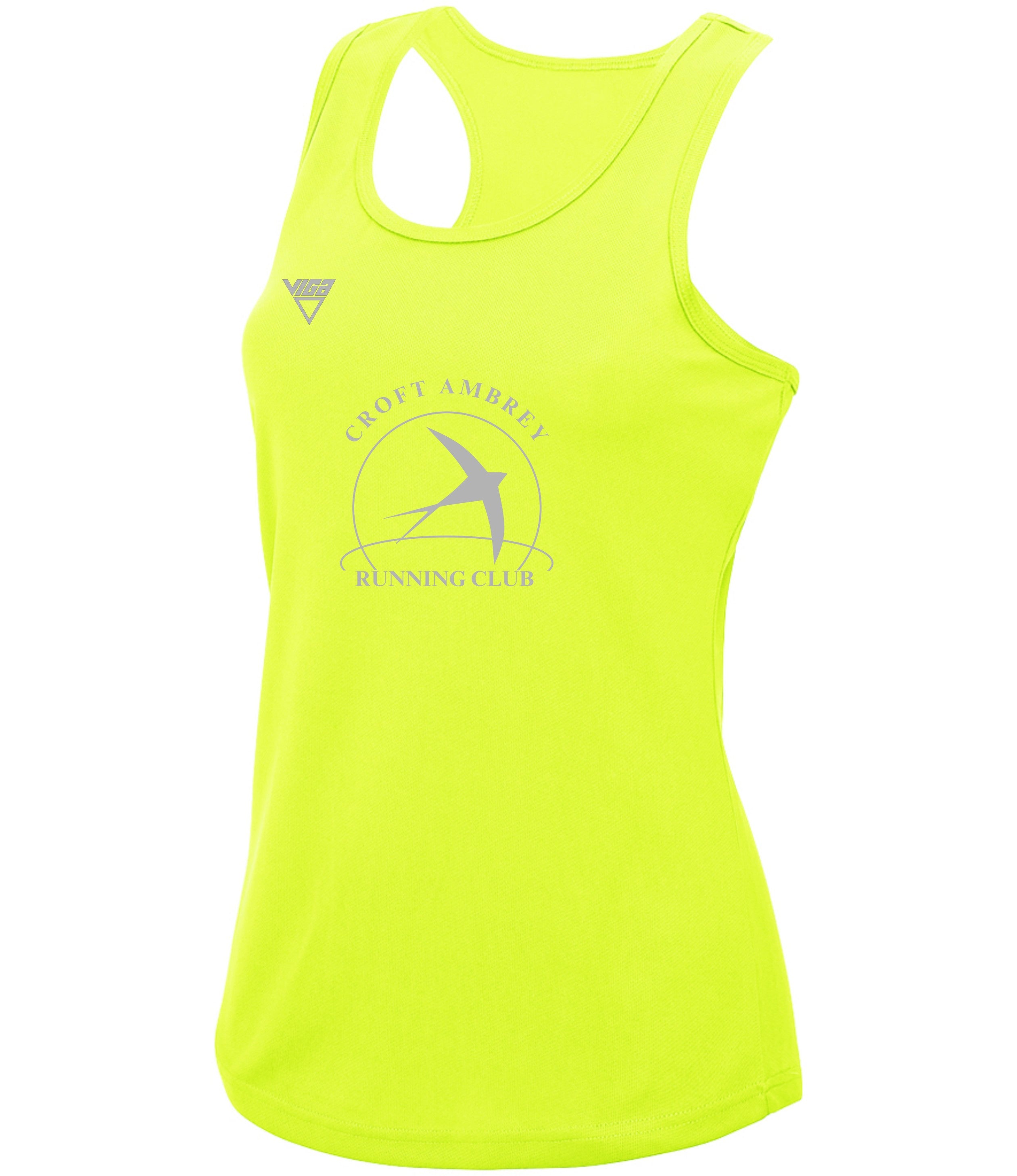 Croft Ambrey Women's Aero Running Vest Hi Vis