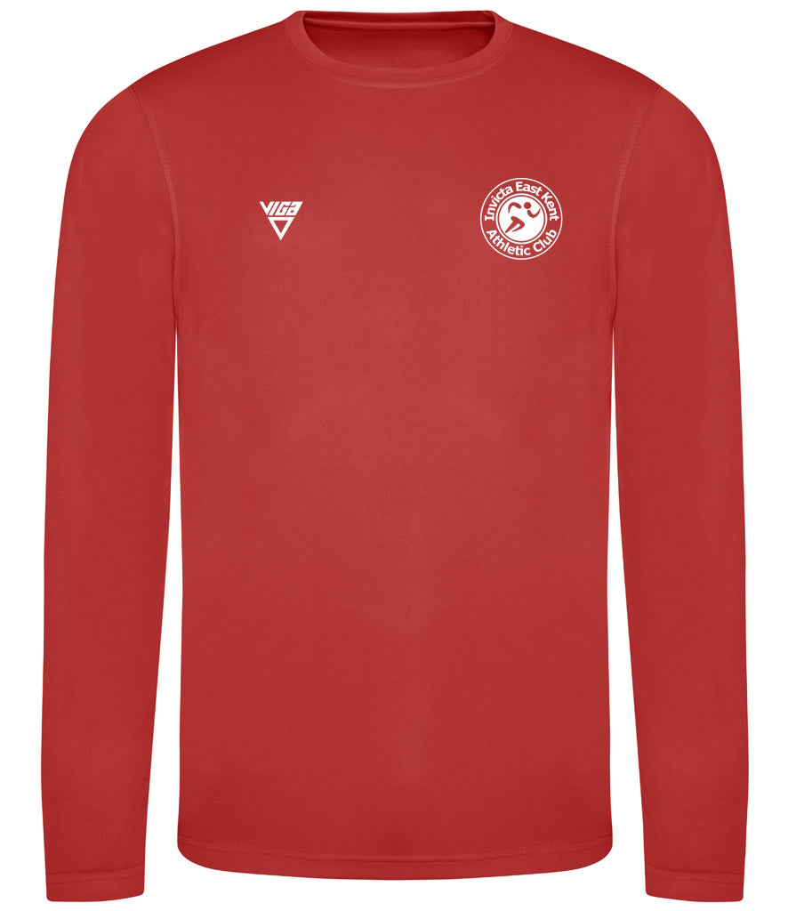 Invicta East Kent AC Men's Running T-Shirt Long Sleeve