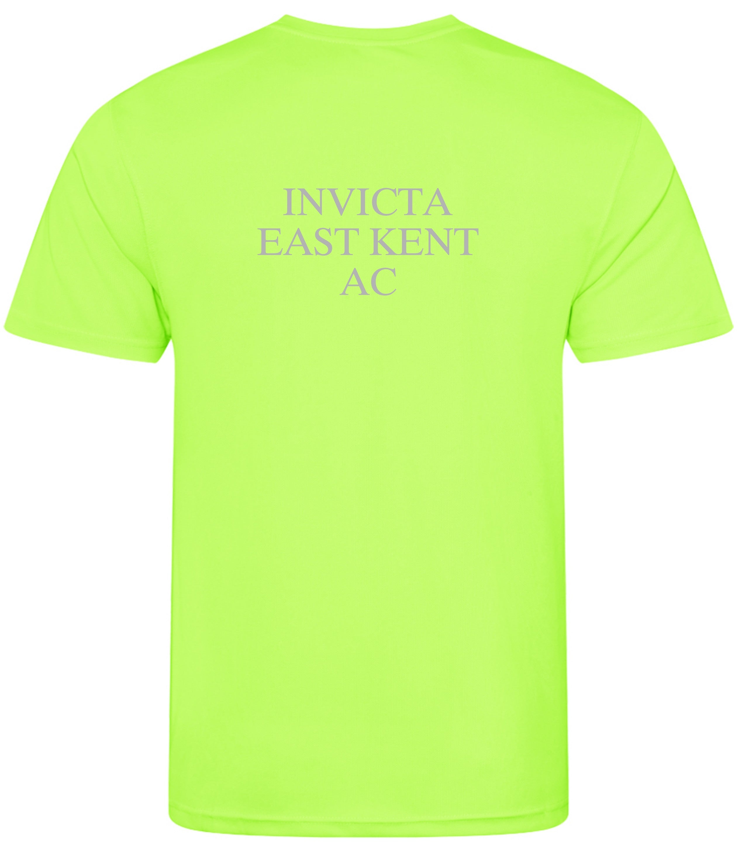Invicta East Kent AC Men's Aero Running T-Shirt Hi-Vis