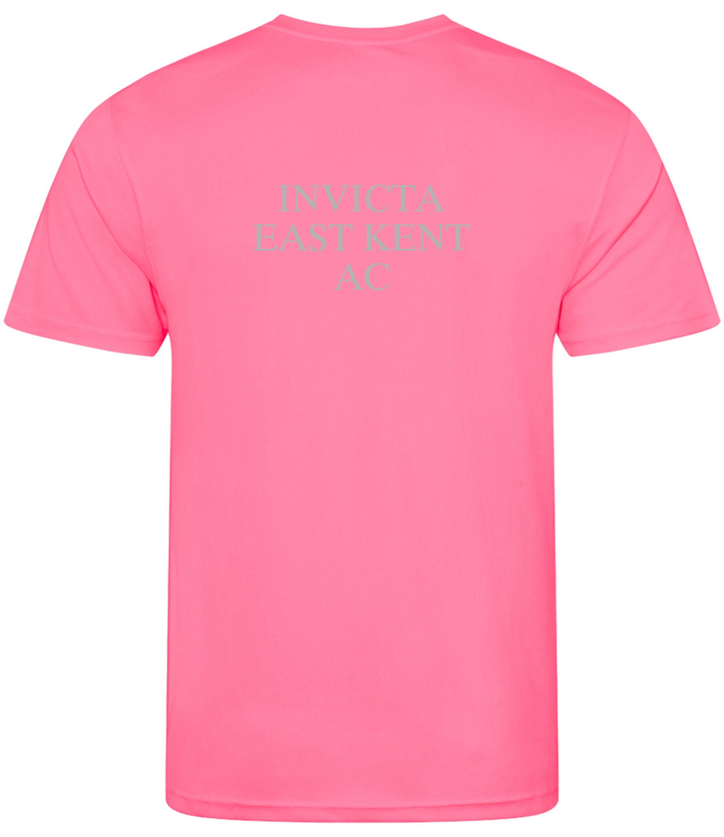 Invicta East Kent AC Men's Aero Running T-Shirt Hi-Vis
