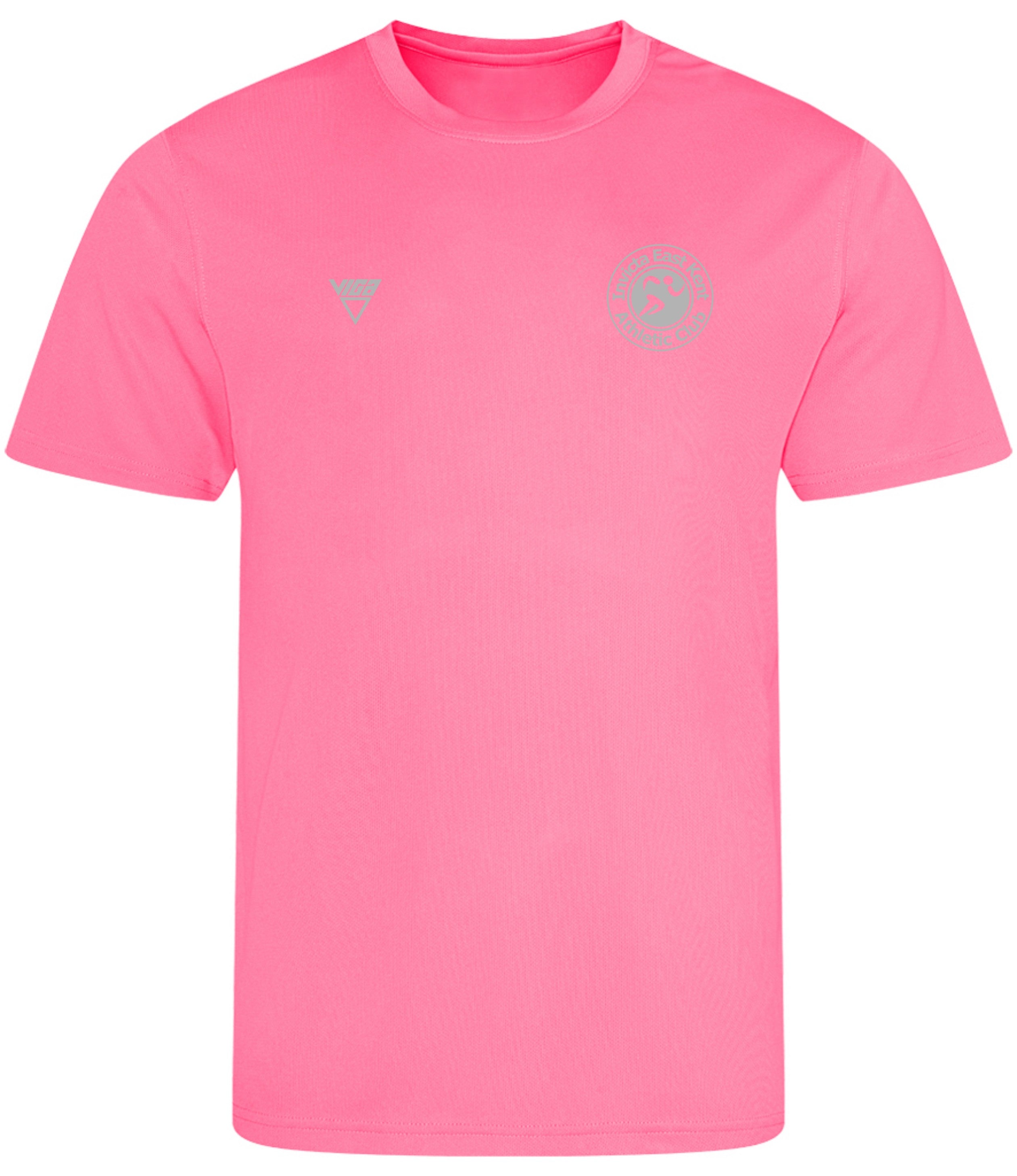 Invicta East Kent AC Men's Aero Running T-Shirt Hi-Vis