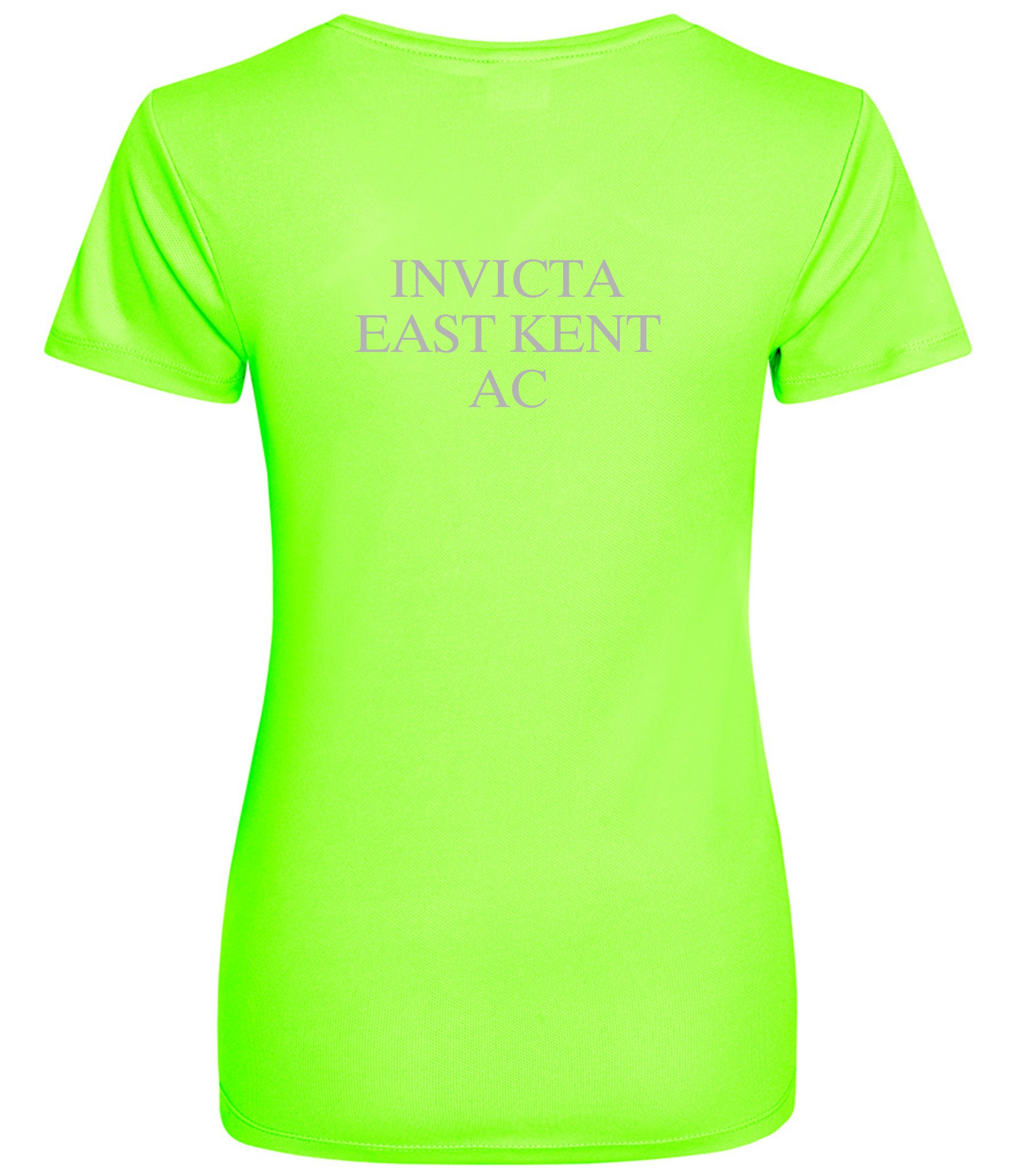 Invicta East Kent AC Women's Aero Running T-Shirt Hi-Vis