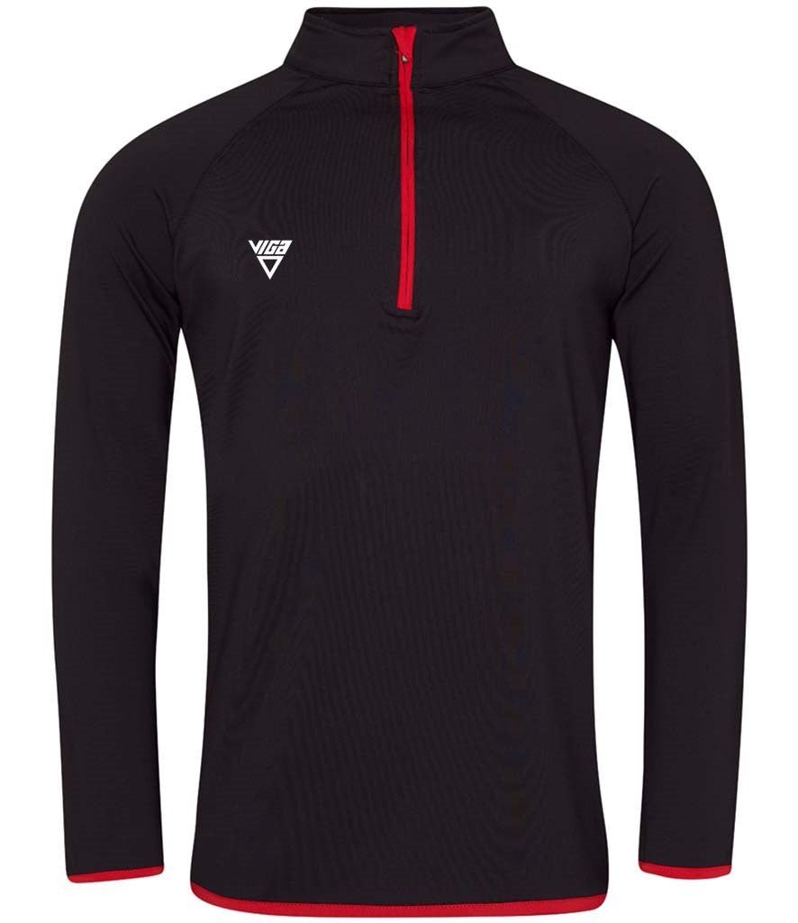Men's Half Zip Top Slim Fit