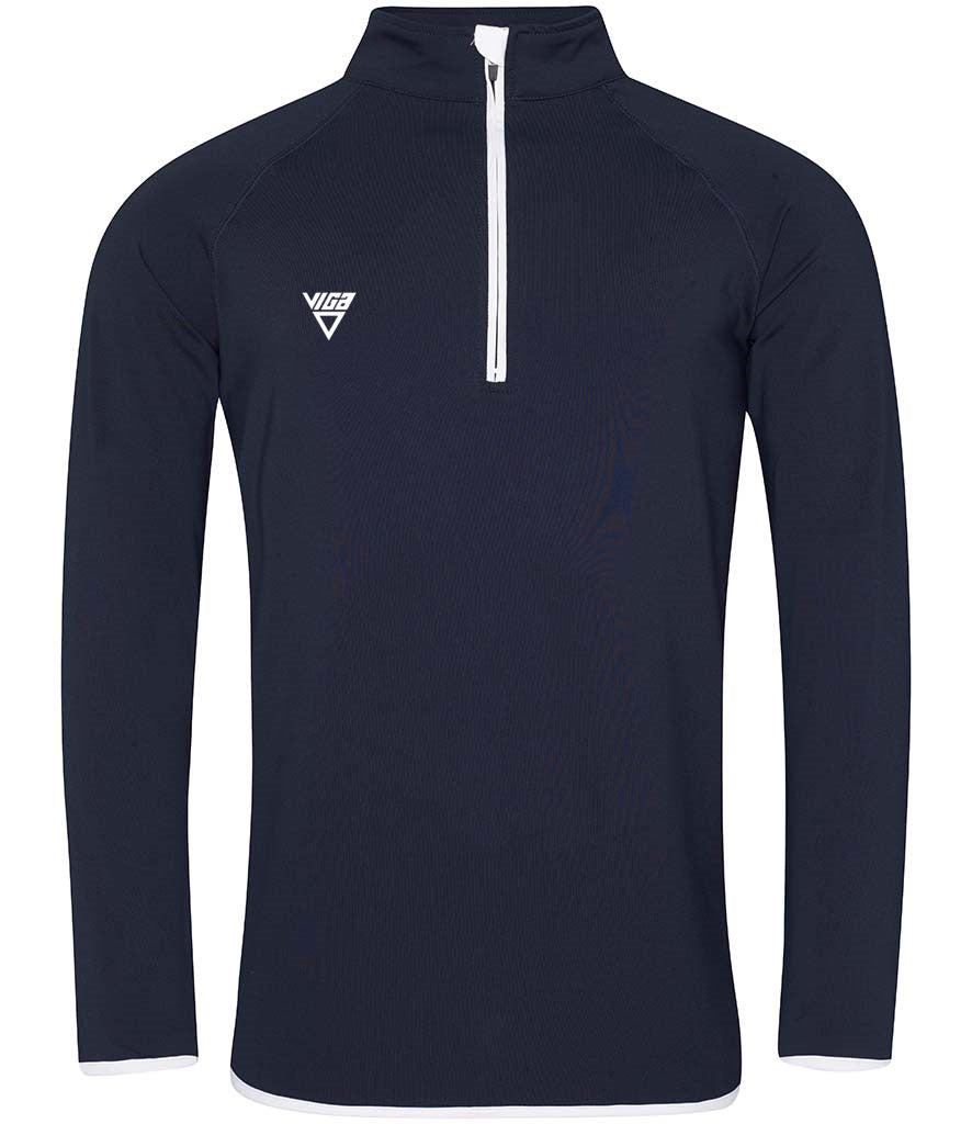 Men's Half Zip Top Slim Fit