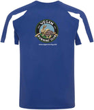 Vegan Running Club Tortoise And Hare T-Shirt - Royal Blue