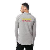 Dunoon Hill Runners Male Quarter Plain Zipper Shirt-Grey