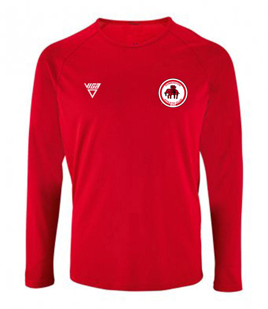 Dumbarton AC Long Sleeve Wicking T-shirt (Male & Female sizes)