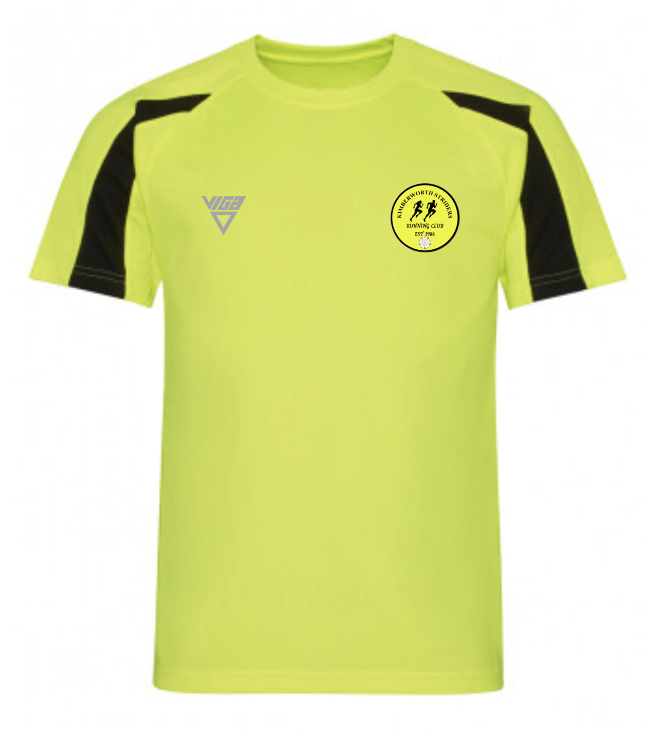 Kimberworth Striders Running Club Mens Contrast Wicking T-Shirt