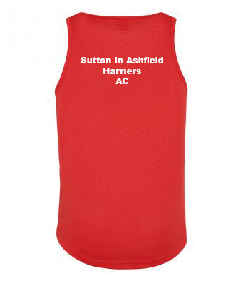 Sutton-in-Ashfield Harriers & A.C. Training Vest (Male, Female & Junior sizes)