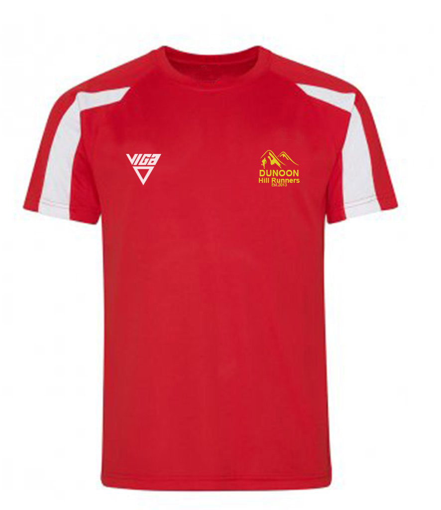 Dunoon Hill Runners Mens Contrast Wicking T-Shirt