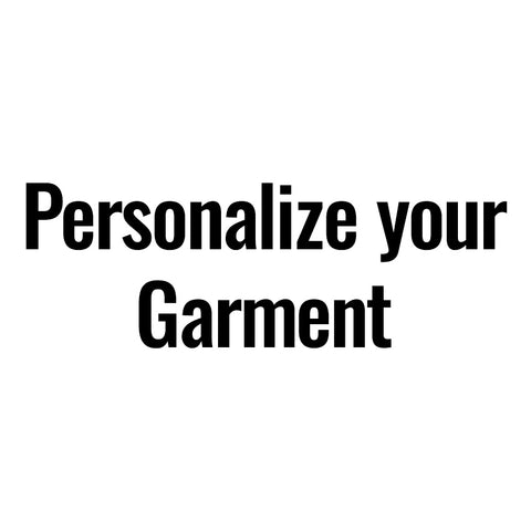 Personalise Your Garment