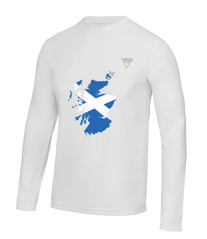 Men's Scotland Ultra Cool Wicking Long Sleeve T-Shirt