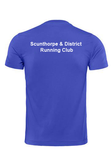Scunthorpe and District Running Club Short Sleeve T-Shirt Male & Female sizes also *Junior sizes*