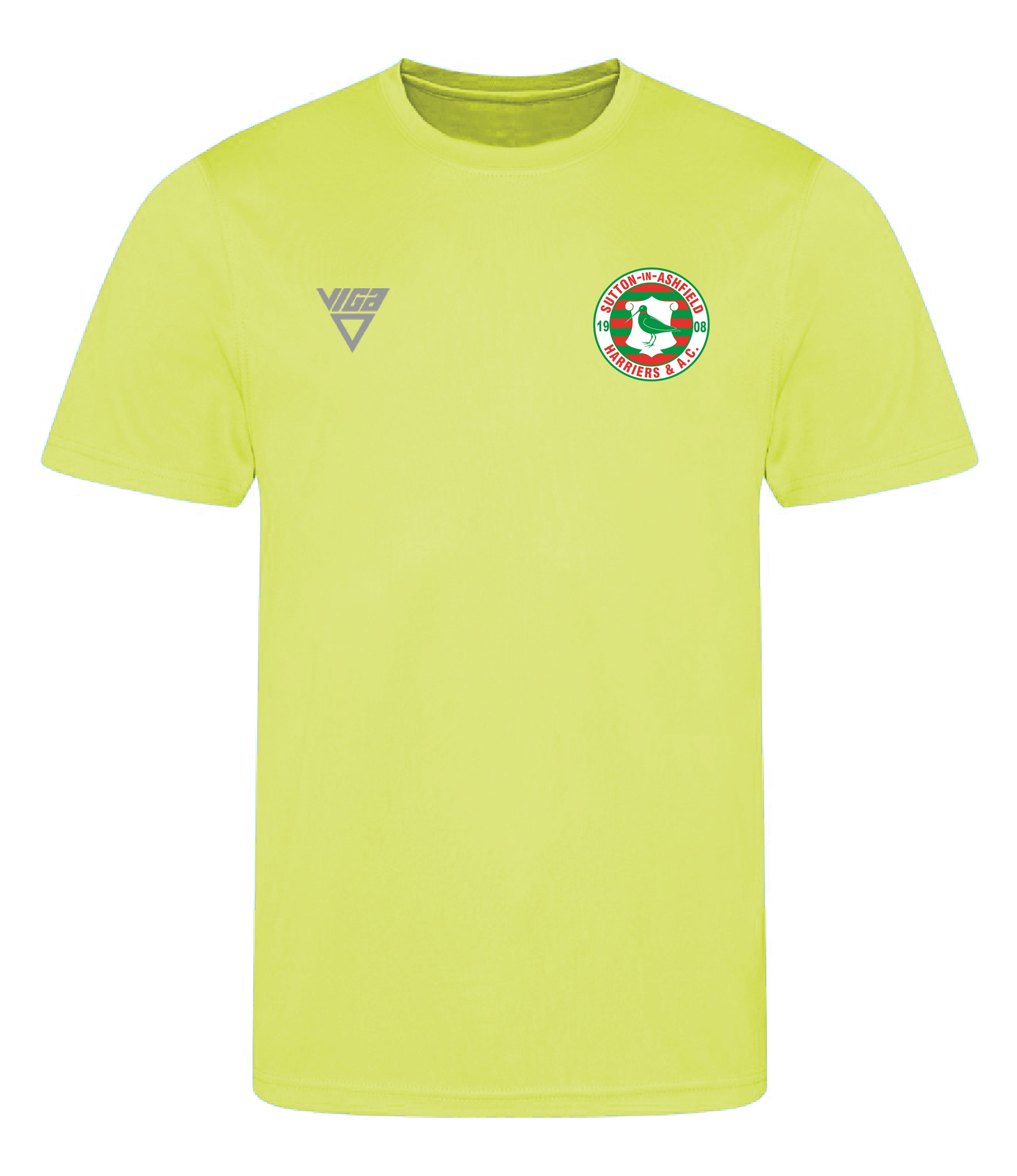 Sutton-in-Ashfield Harriers & A.C. Training T-Shirt (Male, Female & Junior sizes)