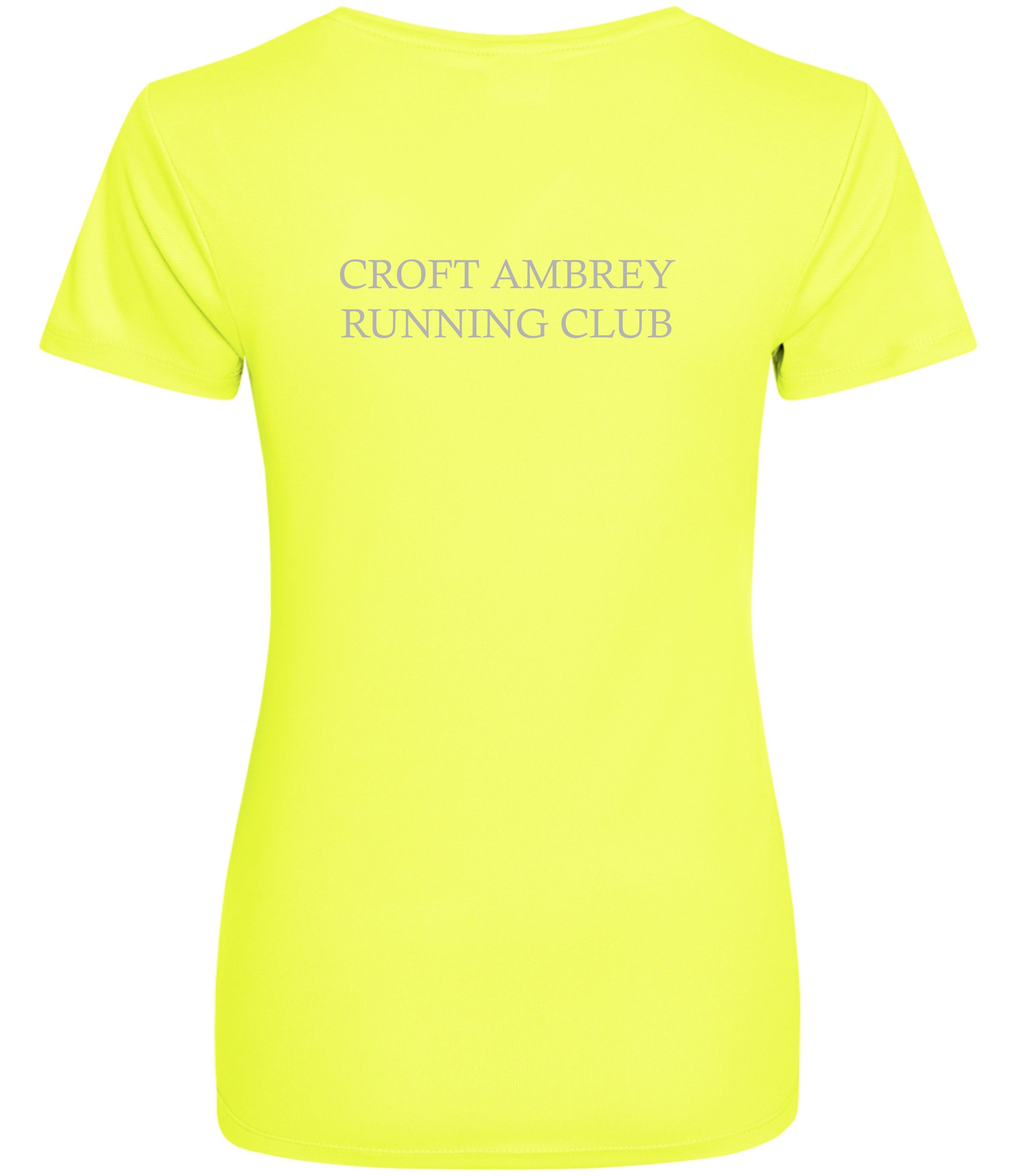 Croft Ambrey Women's Running T-Shirt Hi Vis