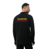 Dunoon Hill Runners Male Quarter Plain Zipper Shirt-Black