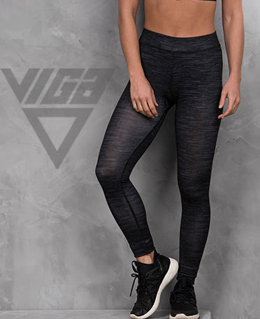 VIGA Ladies Charcoal Static Leggings