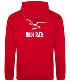 Bude Rats Zipped Red Hoodie (Unisex)
