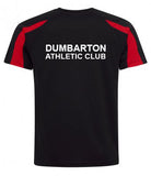 Dumbarton AC Mens Contrast Wicking T-Shirt