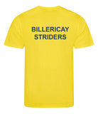 Billericay Striders Running Club Bespoke T-Shirt (Male & Female sizes)
