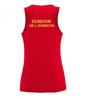 Dunoon Hill Runners Wicking Vest (Ladies & Junior sizes)