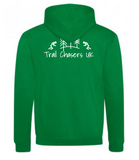 Trail Chasers UK Contrast Zipped Hoodie (Unisex)