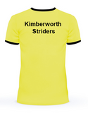 Kimberworth Striders Running Club Bespoke T-Shirt with Contrast Chestband (Male & Female sizes)