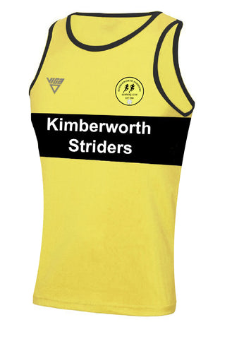 Kimberworth Striders Running Club Bespoke Ladies Vest with Contrast Chestband