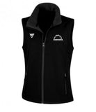 Plymouth Harriers Soft Shell Gilet (Male & Female sizes) - Black