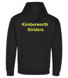 Kimberworth Striders Contrast Hoodie Large Front Print (Unisex)