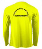 Wibbly Wobbly Wonders Running Cub Flo Yellow Long Sleeve T-Shirt (Male & Female)