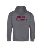 Ripon Runners Unisex Grey/Maroon Hoodie