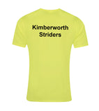 Kimberworth Striders Flo Yellow T-Shirt Male & Female Sizes