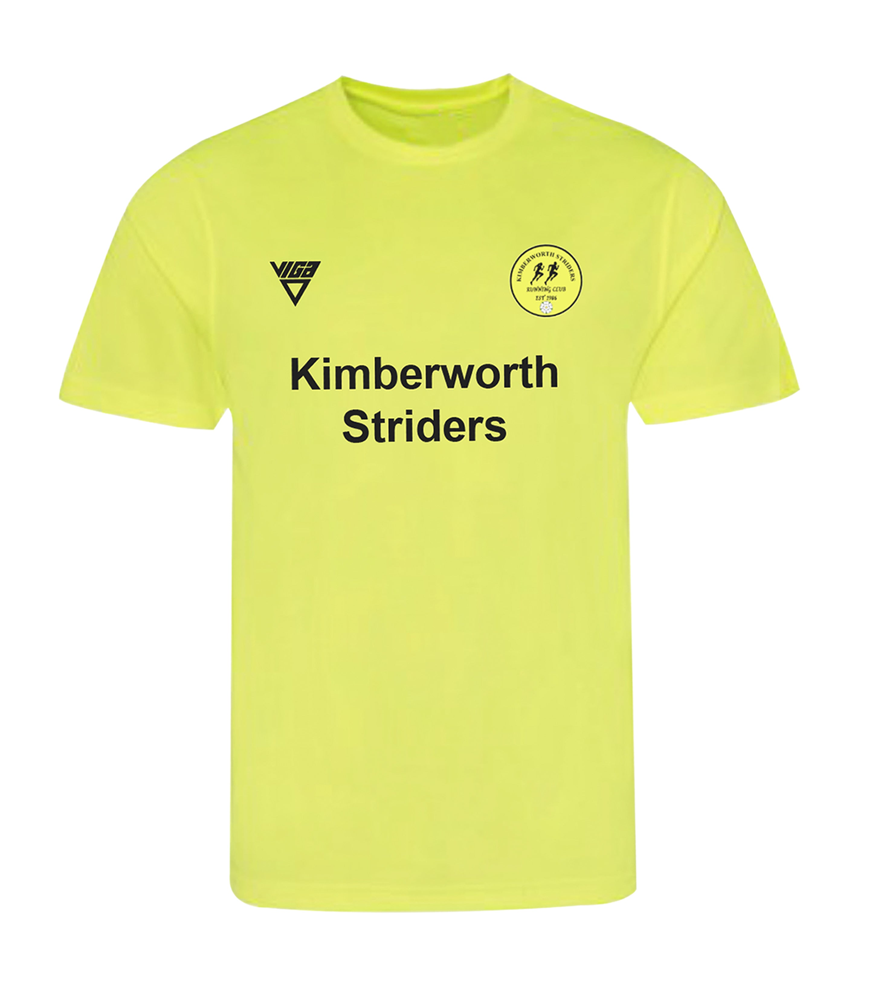 Kimberworth Striders Flo Yellow T-Shirt Male & Female Sizes