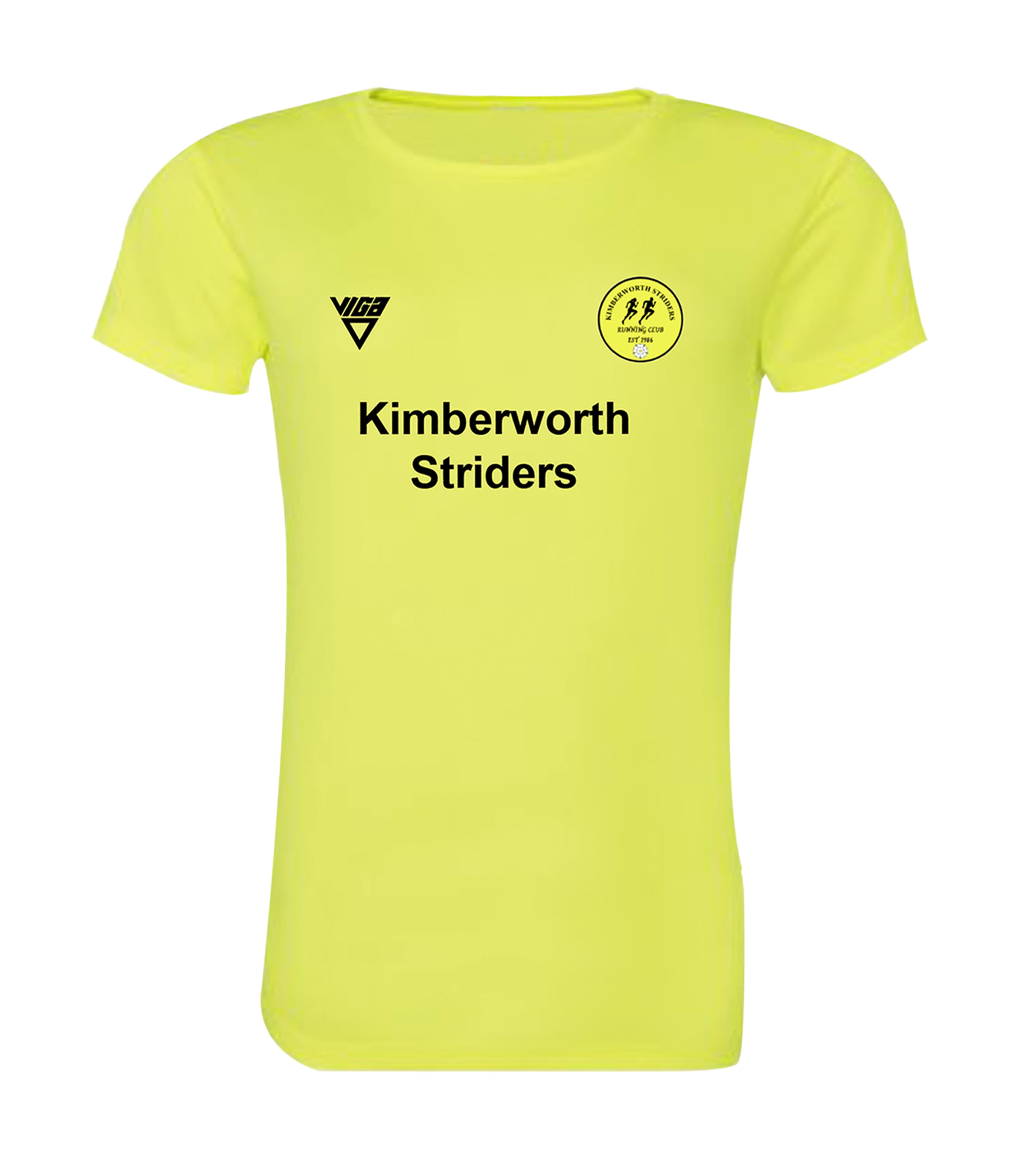 Kimberworth Striders Flo Yellow T-Shirt Male & Female Sizes