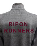 Ripon Runners Mens Long Sleeve Zip Neck Performance Top