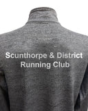 Scunthorpe and District Running Club Mens Long Sleeve Zip Neck Performance Top
