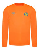 Danum Harriers Mens Electric Orange Long Sleeve T-Shirt