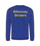 Billericay Striders Sweat Shirt Unisex Sizes