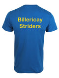 Billericay Striders T-Shirt (Blue) Male & Female Sizes