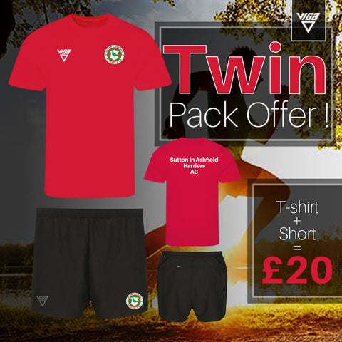 Sutton In Ashfield Harriers AC Twin Pack Offer Great Price !