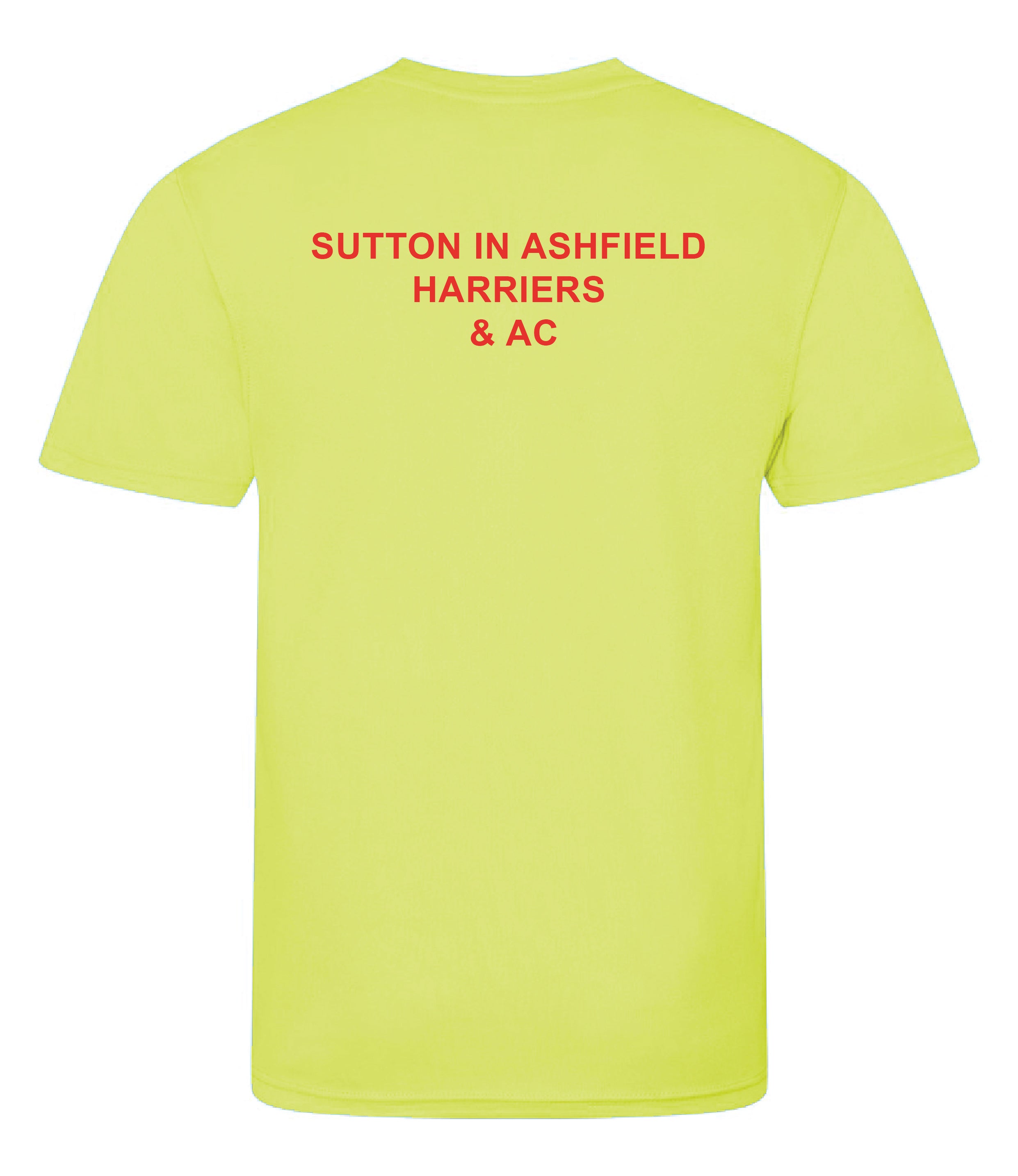 Sutton-in-Ashfield Harriers & A.C. Training T-Shirt (Male, Female & Junior sizes)